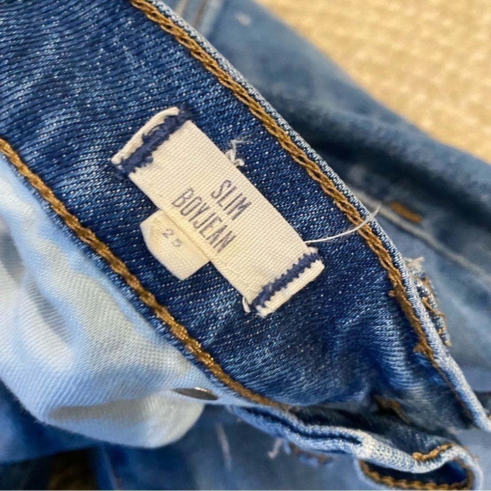 Madewell slim boy jeans denim women’s 25 - Picture 10 of 10